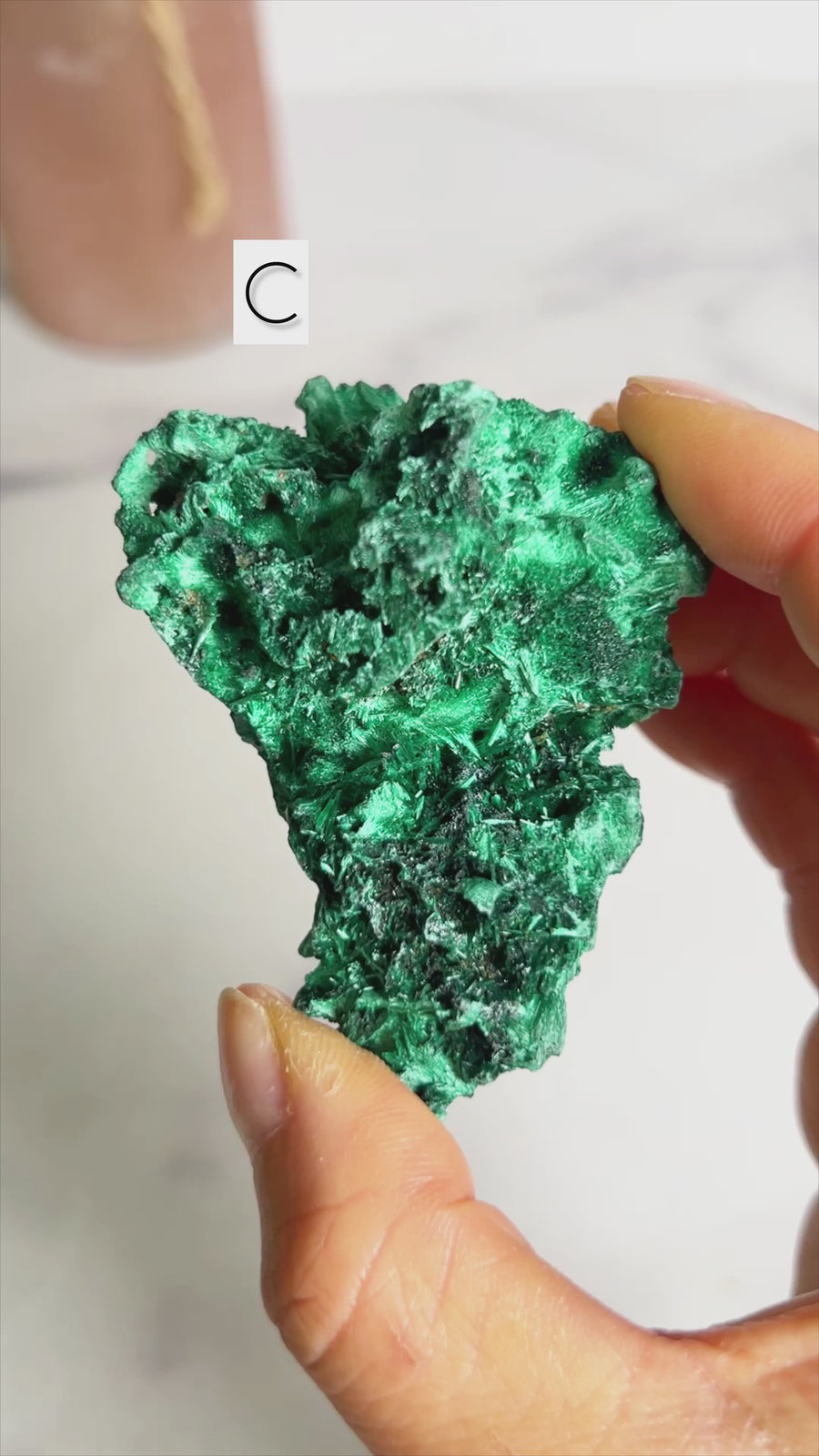 Velvet Malachite Cluster