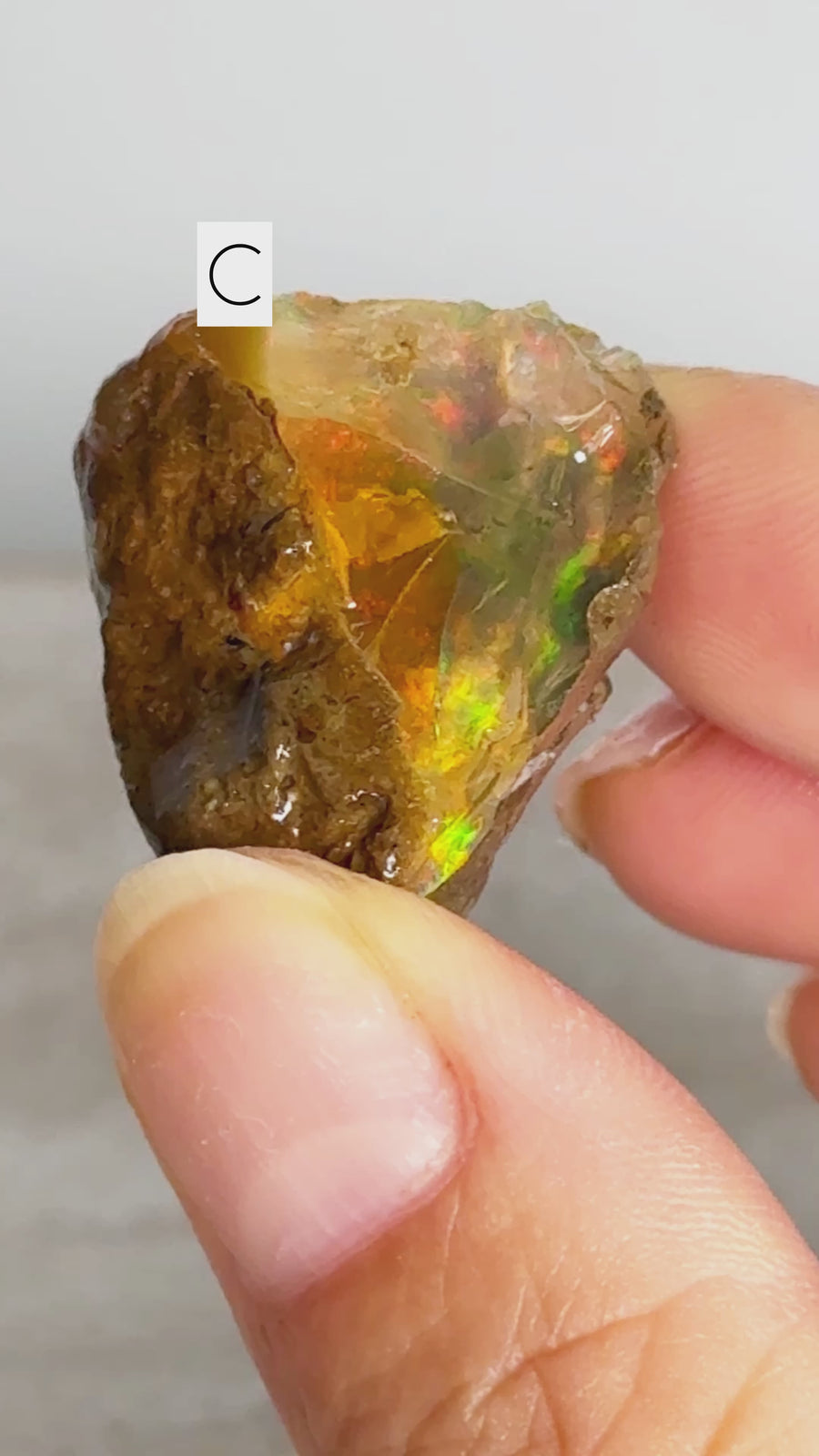 Ethiopian Water Opal in Glass Jar