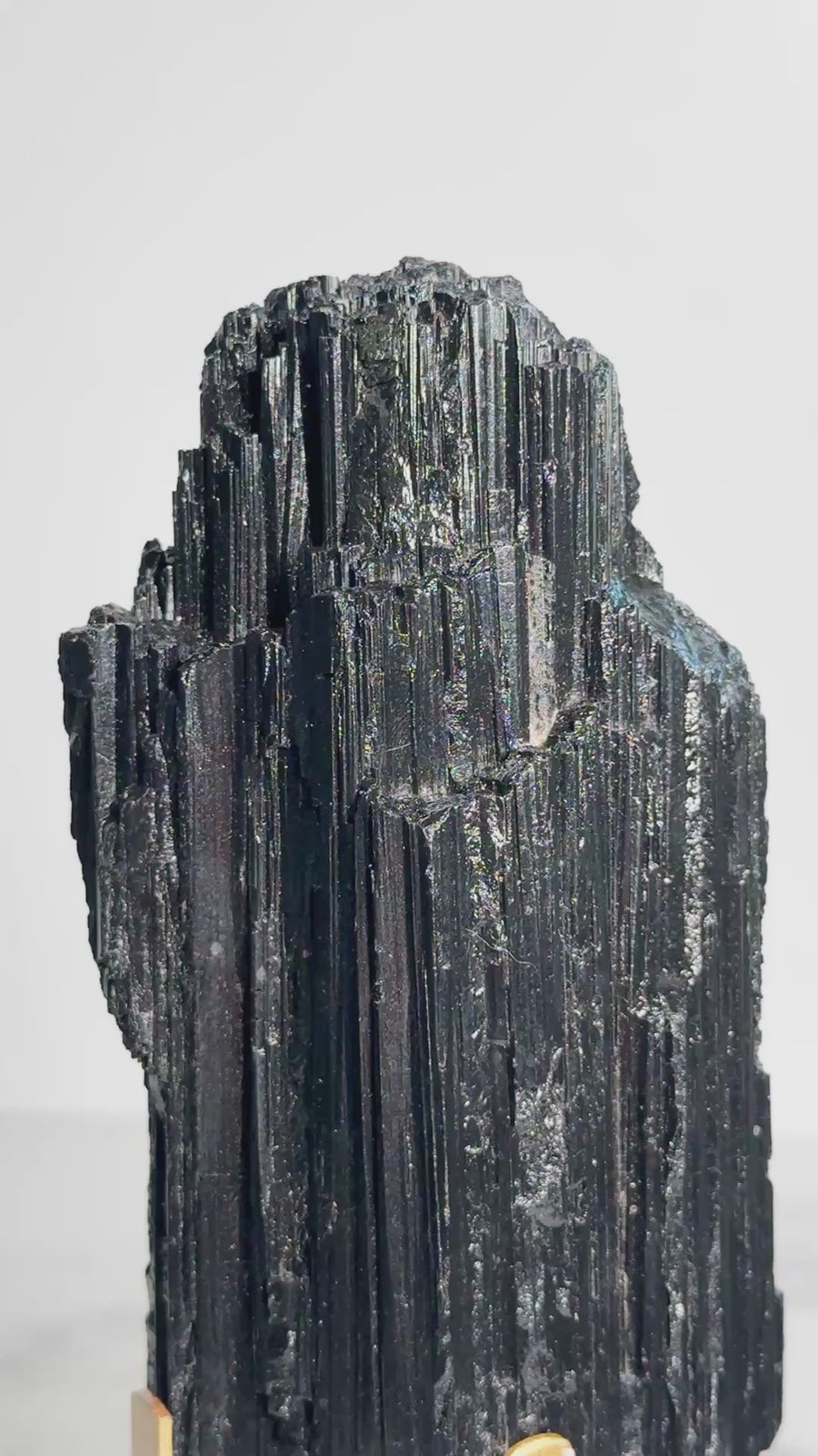 Statement Black Tourmaline on Stand