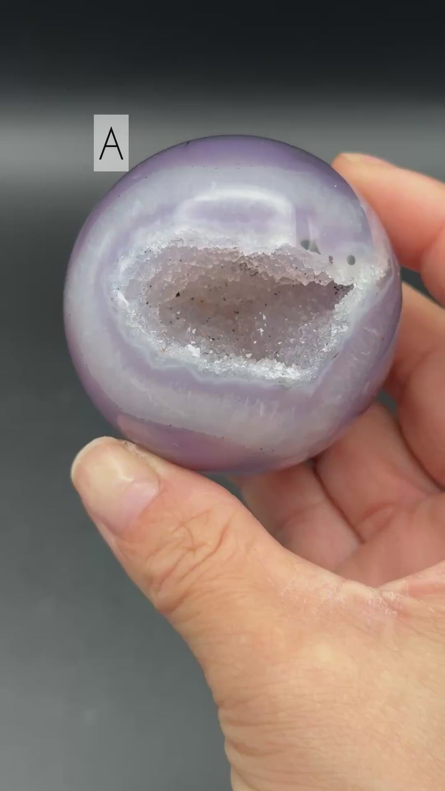 Purple Jelly Agate Sphere