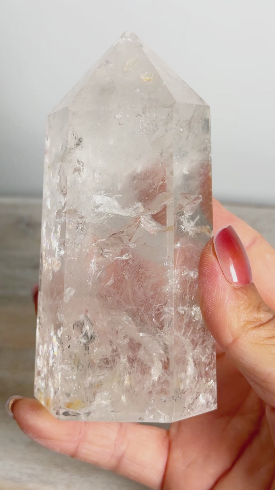 Clear Quartz Tower (imperfect tip)