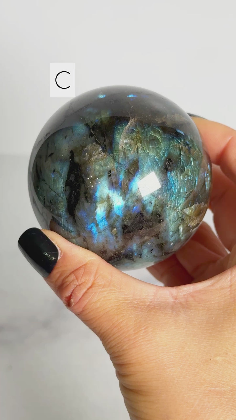 IMPERFECT Labradorite Sphere