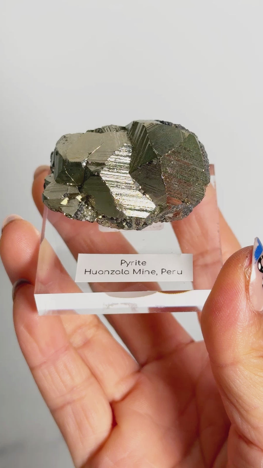 Pyrite with Galena from Peru