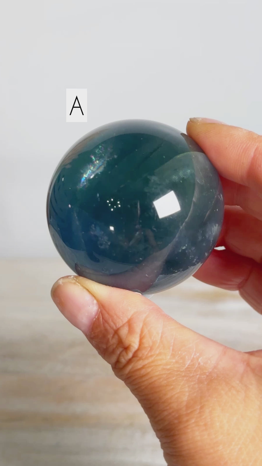 Blue Fluorite Sphere