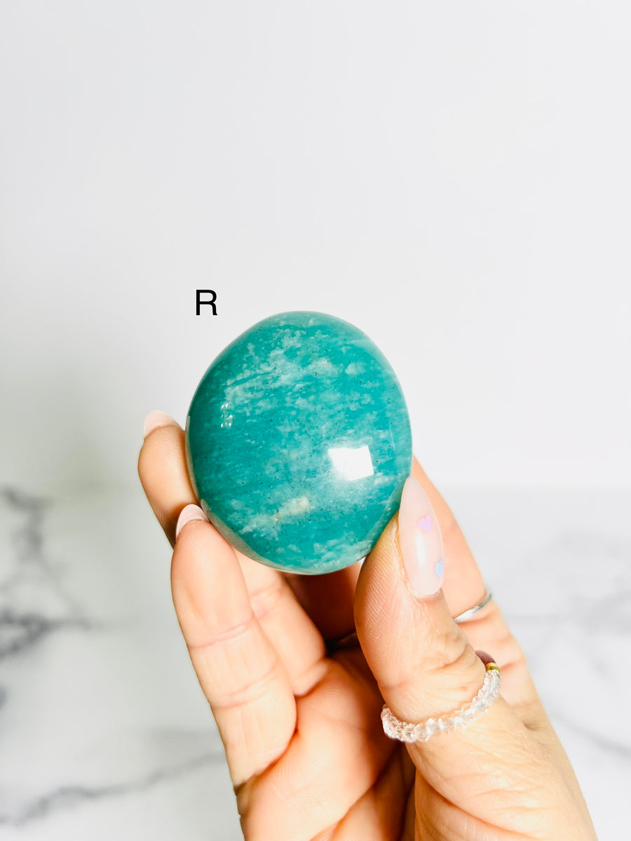 Amazonite Palm Stone