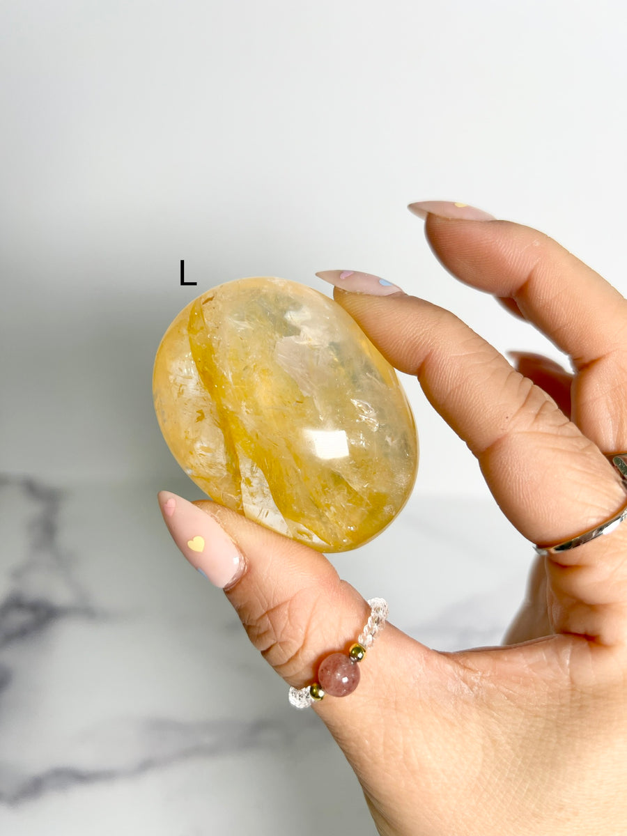 Golden Healer Palm Stone