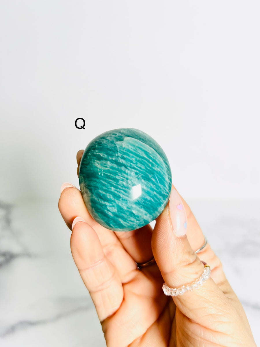 Amazonite Palm Stone