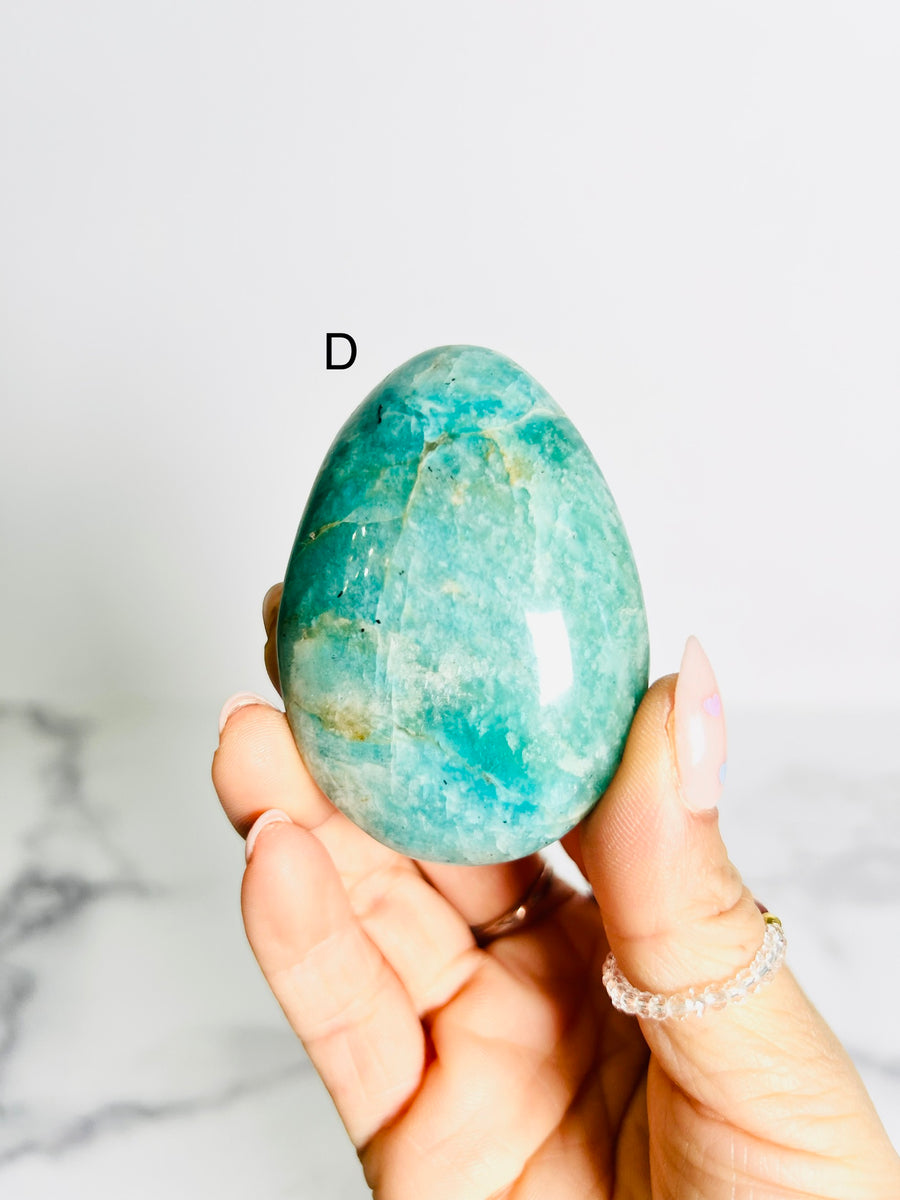 Amazonite Palm Stone