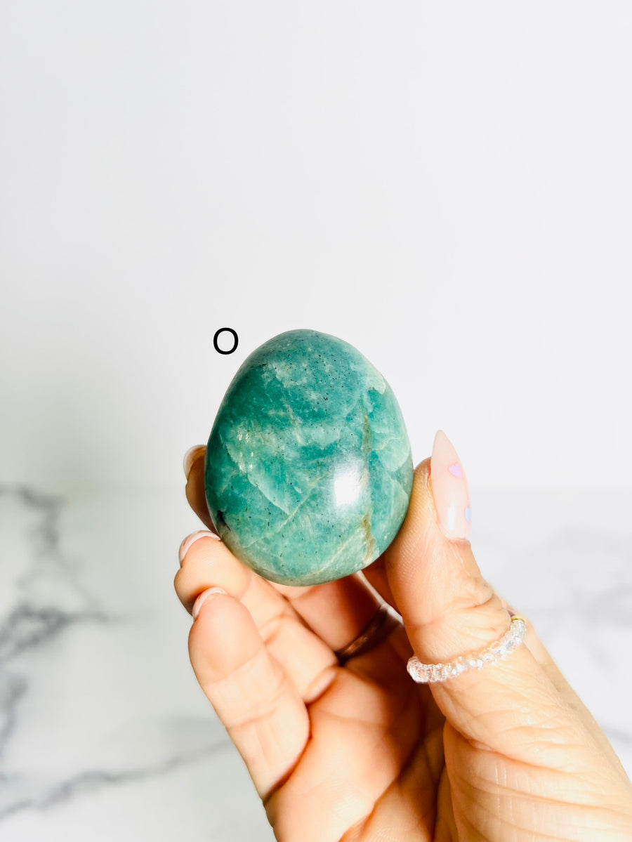 Amazonite Palm Stone