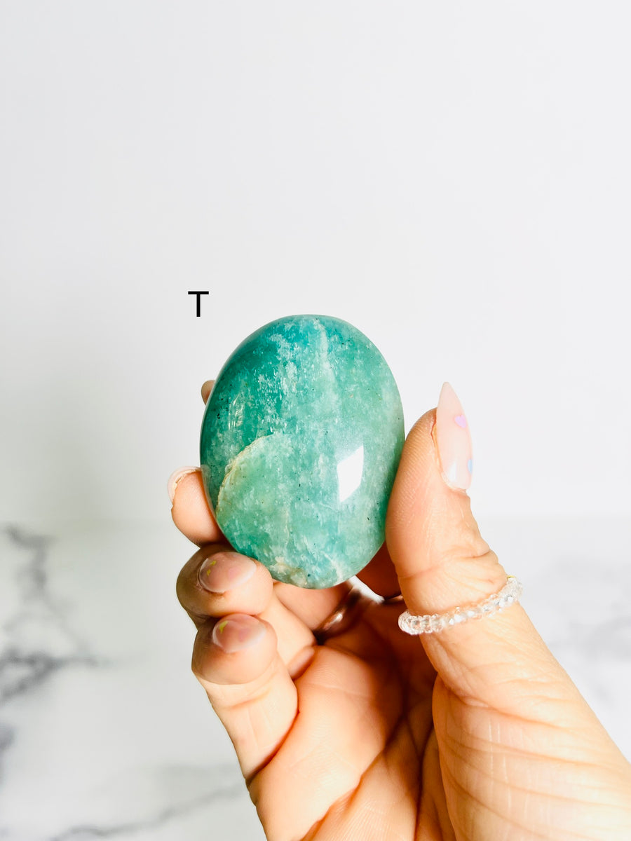 Amazonite Palm Stone