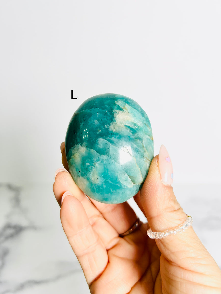 Amazonite Palm Stone