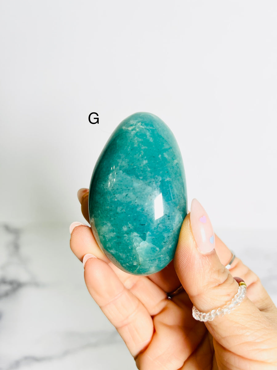 Amazonite Palm Stone