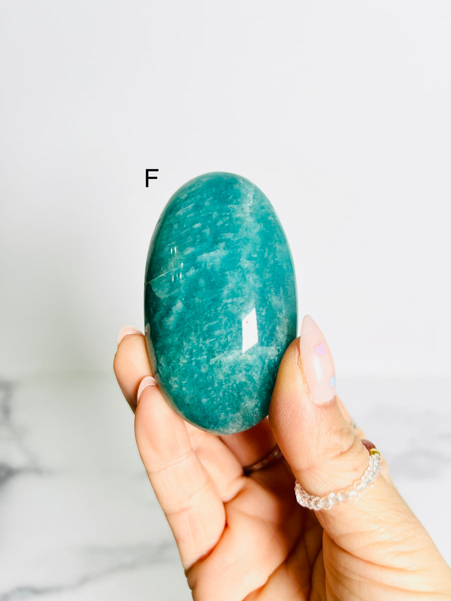 Amazonite Palm Stone