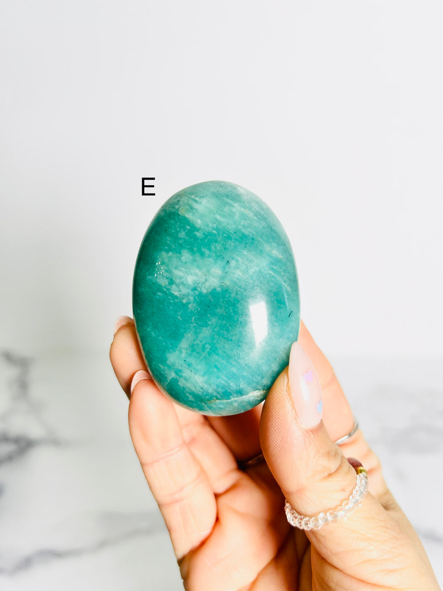 Amazonite Palm Stone