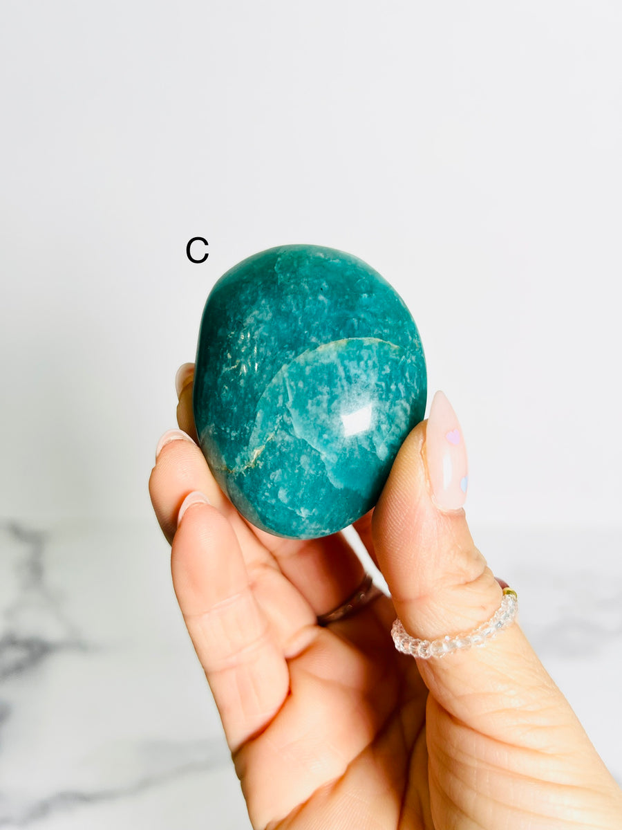 Amazonite Palm Stone