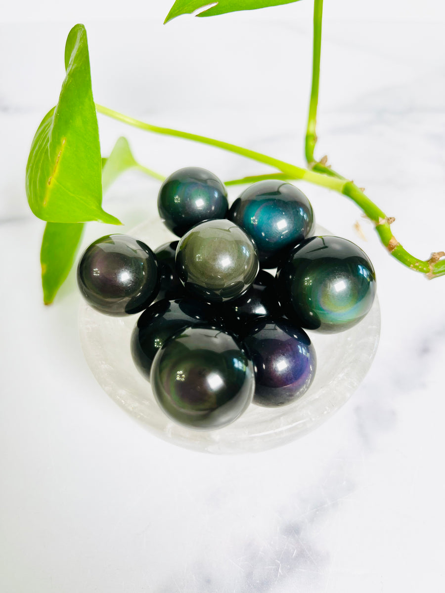 Rainbow Obsidian Small Sphere