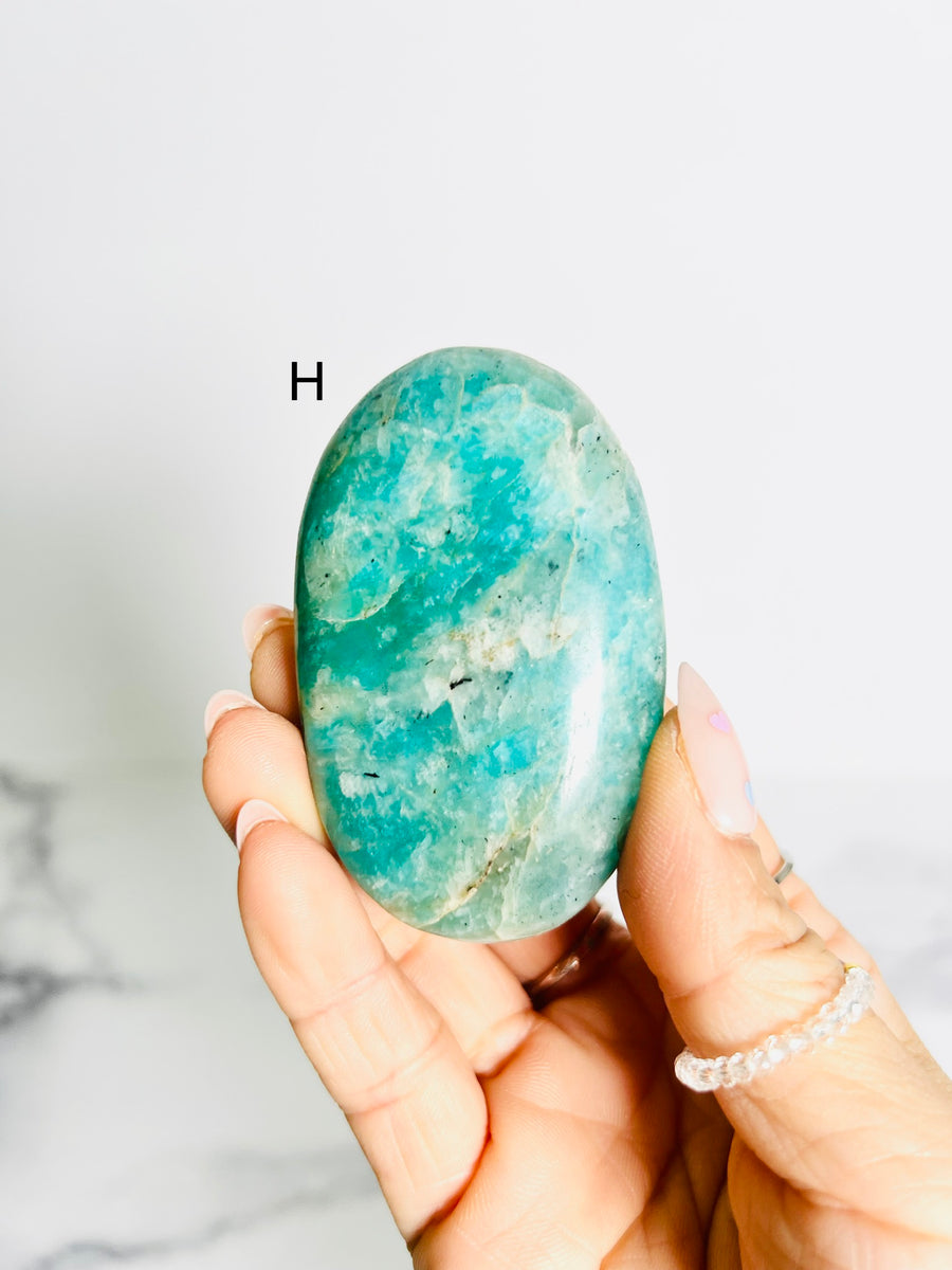 Amazonite Palm Stone