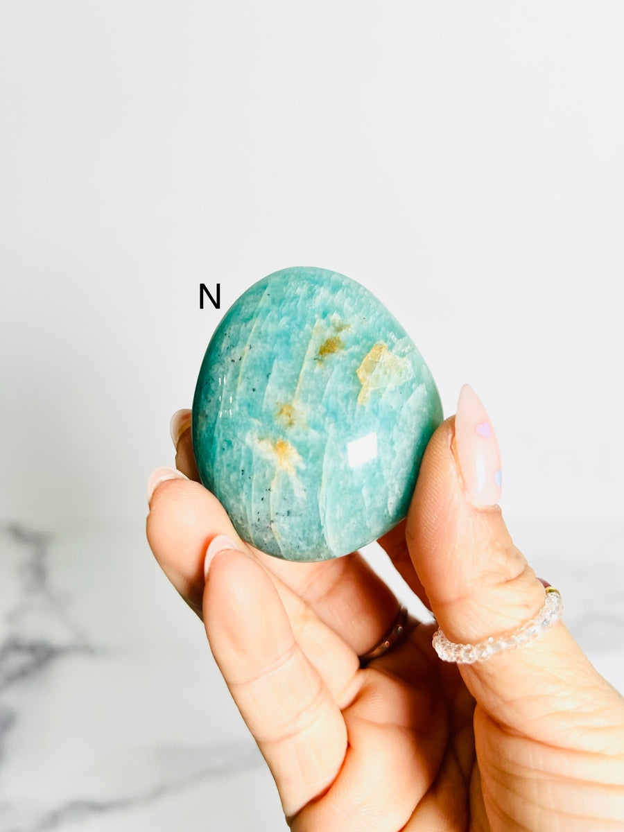 Amazonite Palm Stone