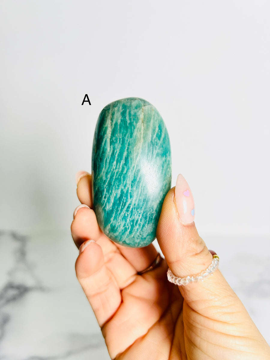 Amazonite Palm Stone