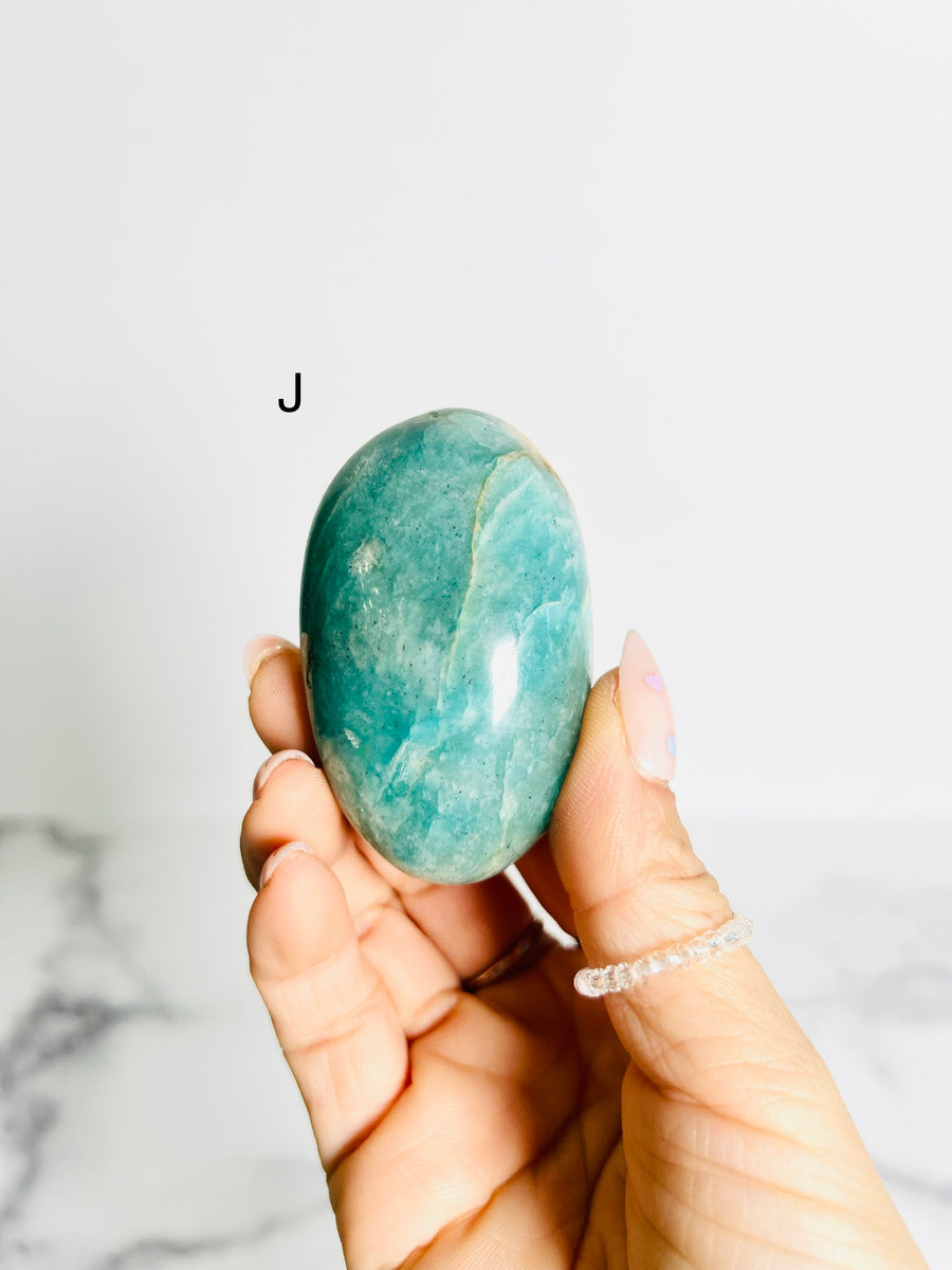 Amazonite Palm Stone