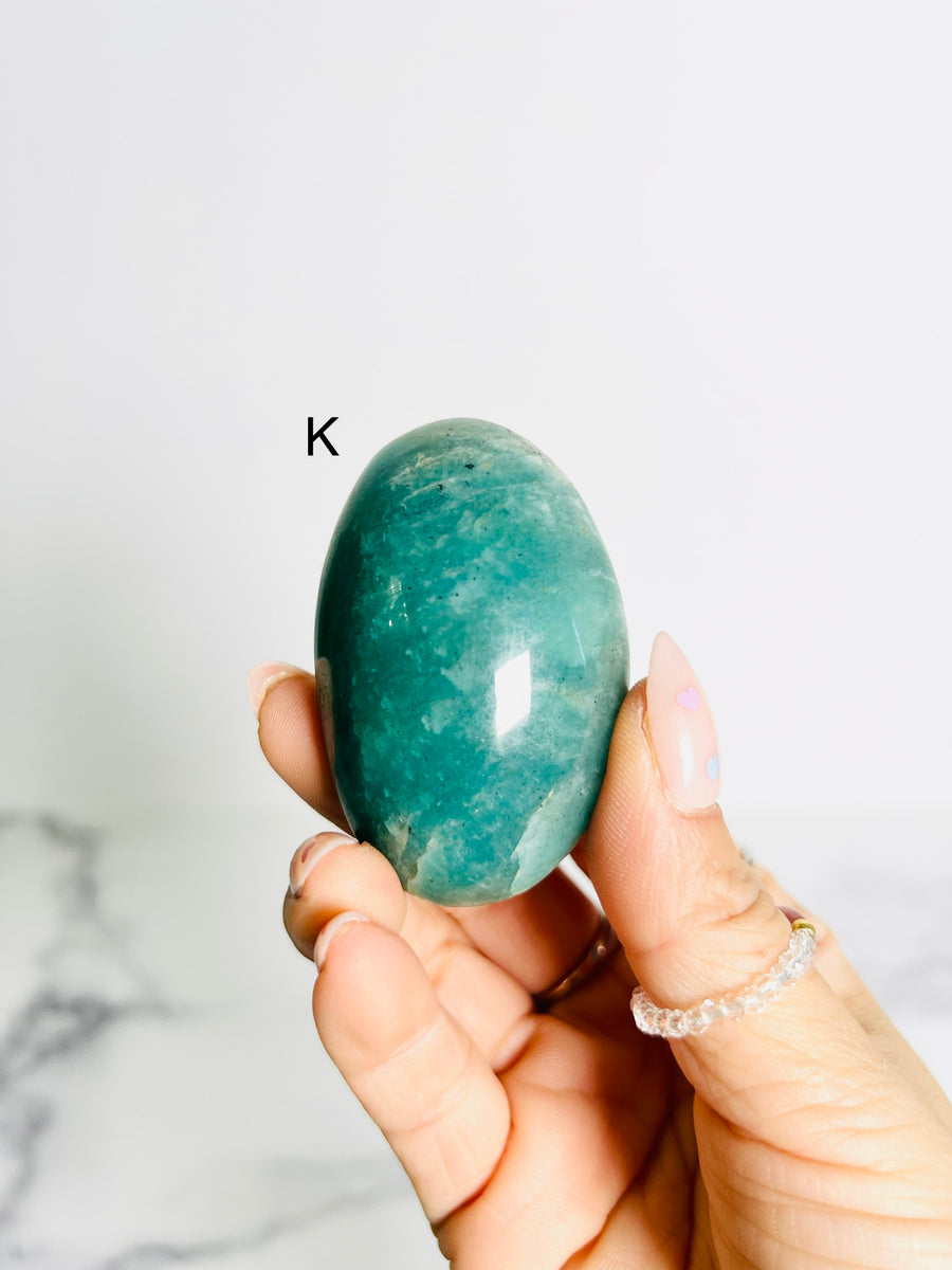 Amazonite Palm Stone