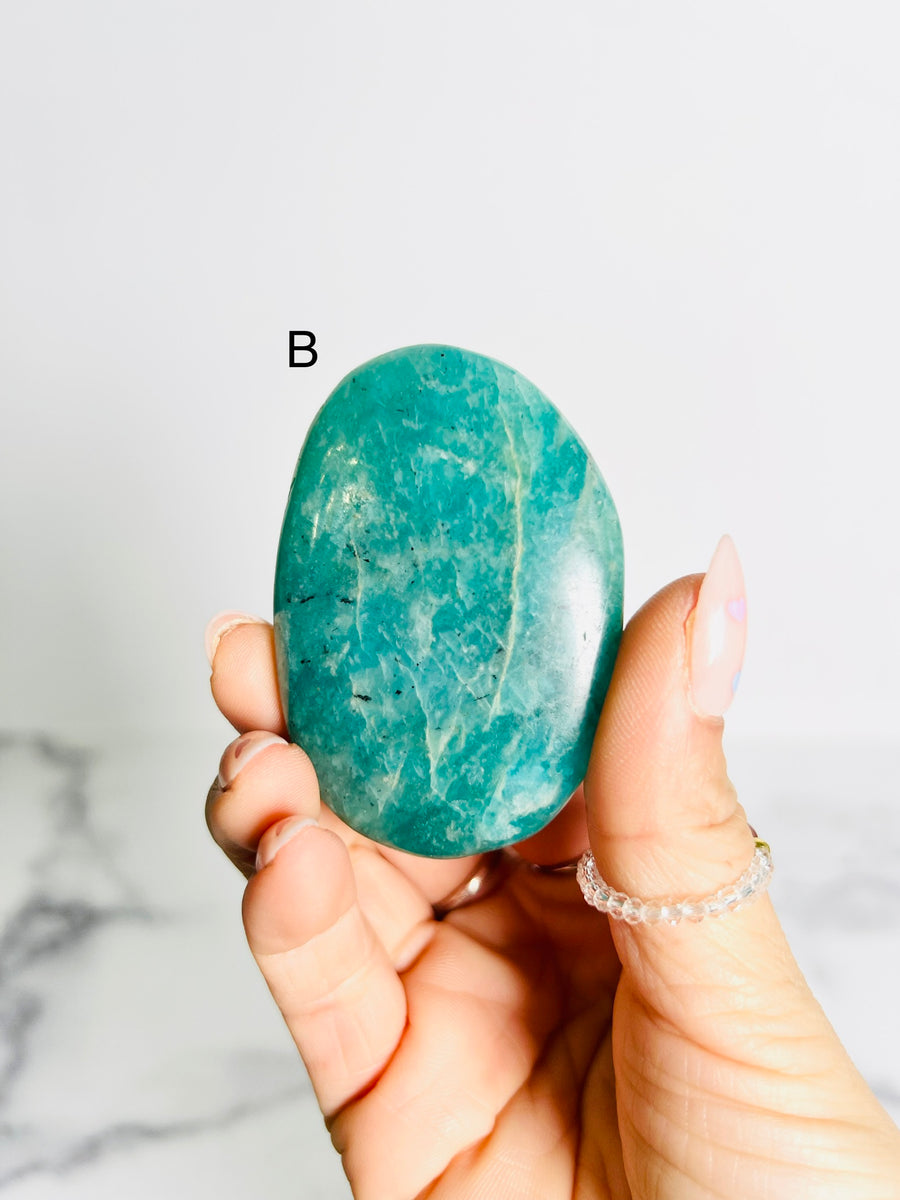 Amazonite Palm Stone