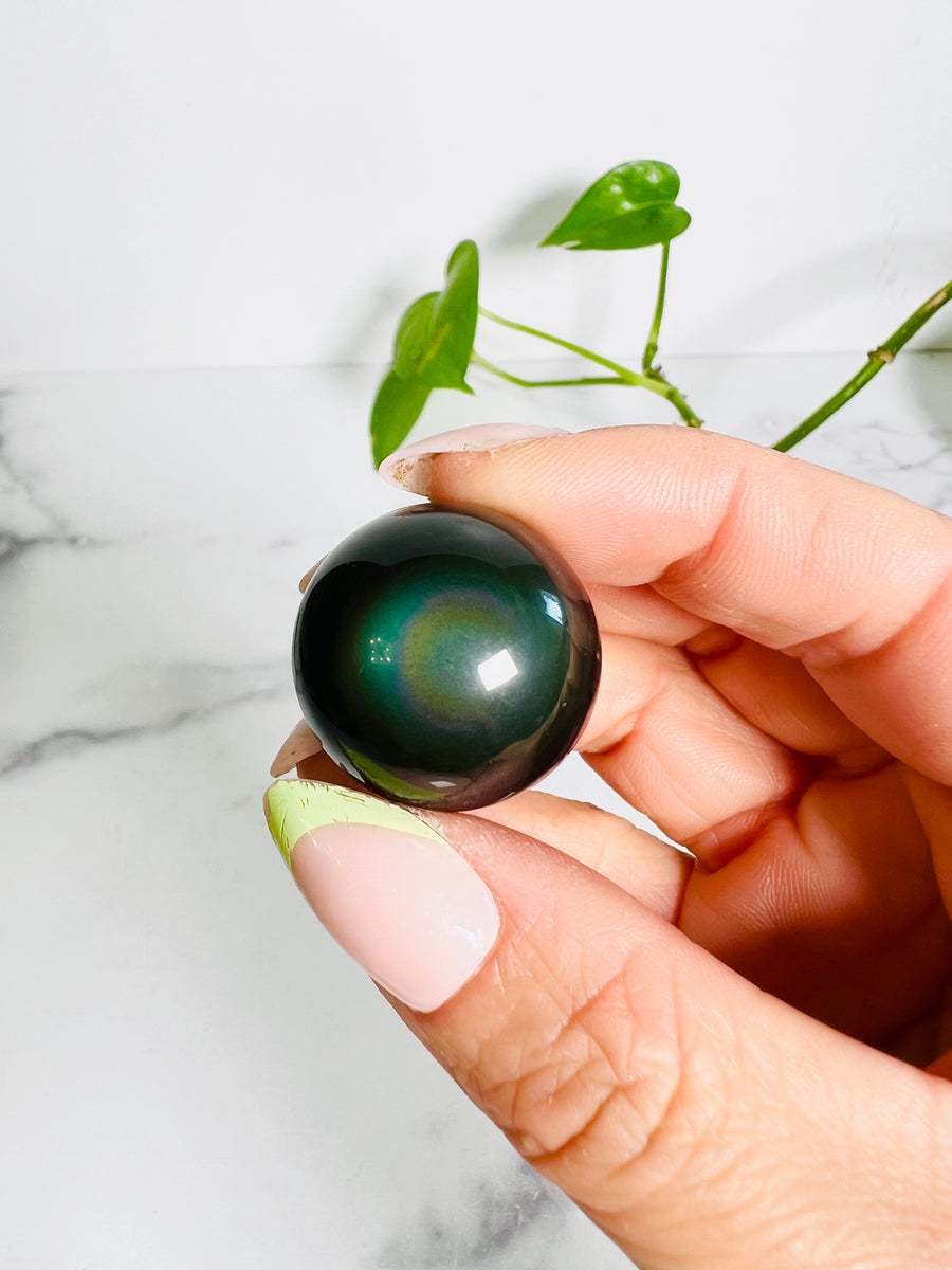 Rainbow Obsidian Small Sphere