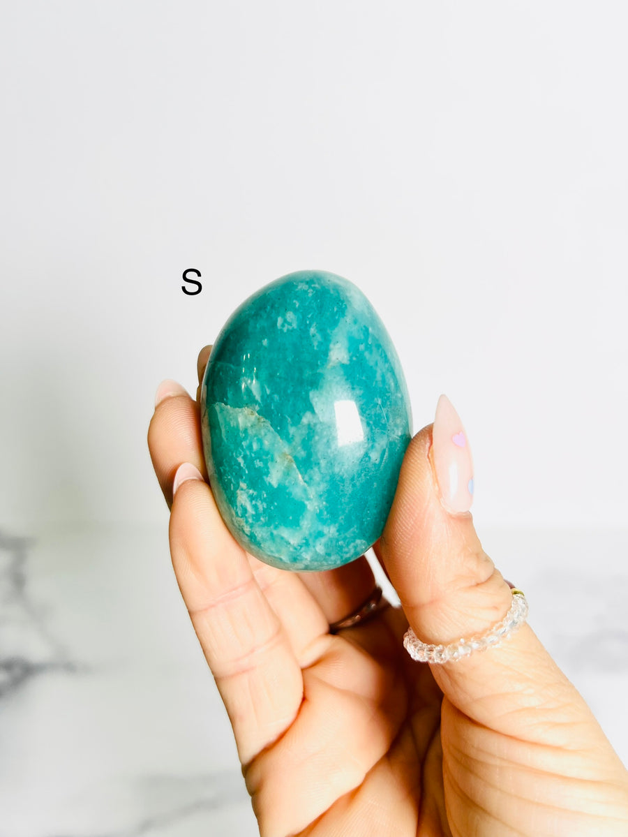 Amazonite Palm Stone